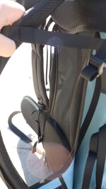 Chillseeker cooler backpack in blue, view 5