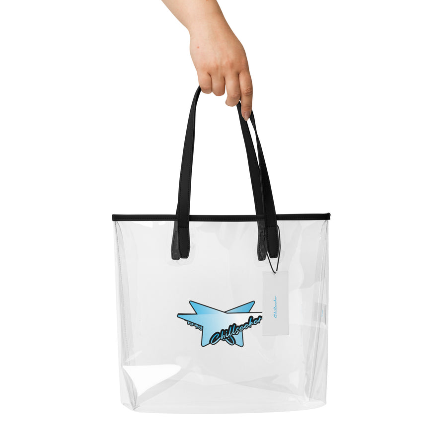 Chillseeker Logo Clear Tote Bag